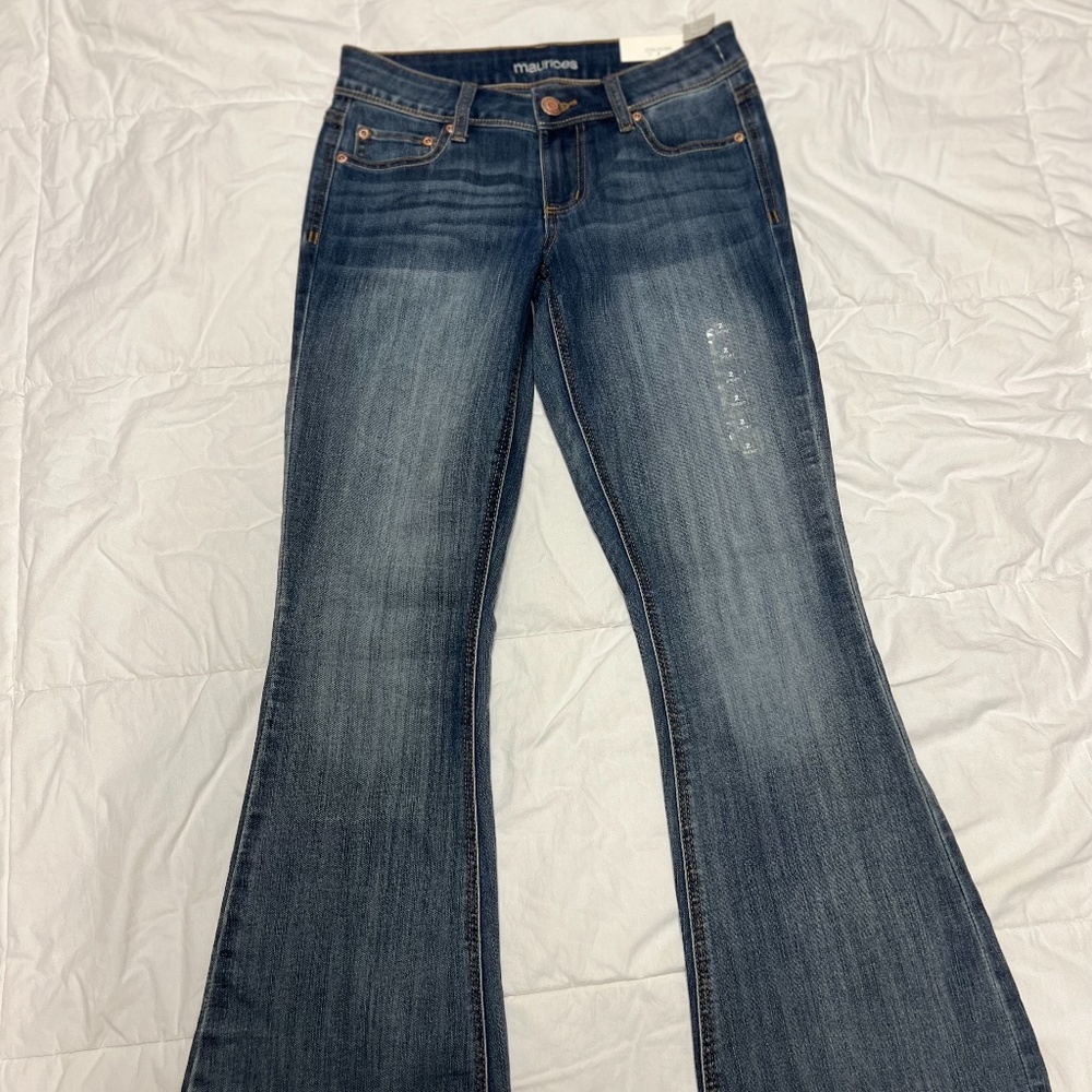 NWT Maurice's Flare Leg Jeans 2S